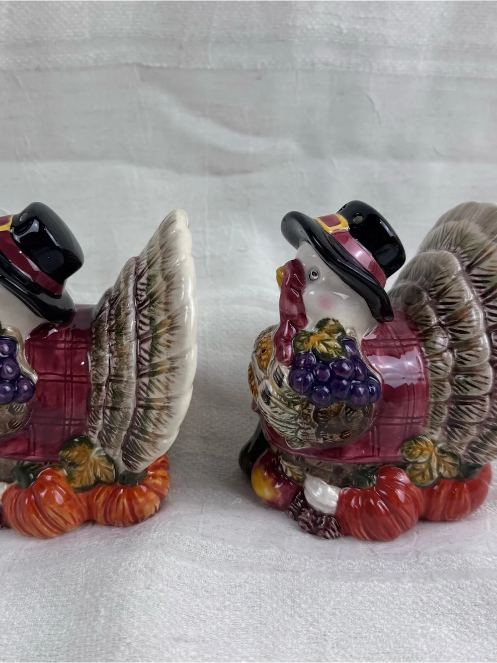 Vintage Jay Imports China Turkey, Salt and Pepper Shakers, Vintage, pre-owned